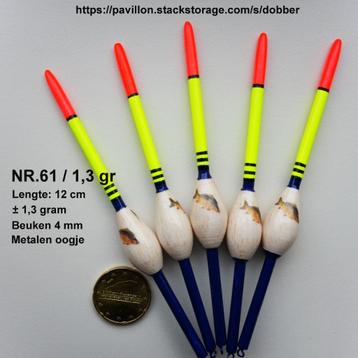 KARPERDOBBER HANDBUILT NR. 61 / 1,3 gram beschikbaar voor biedingen
