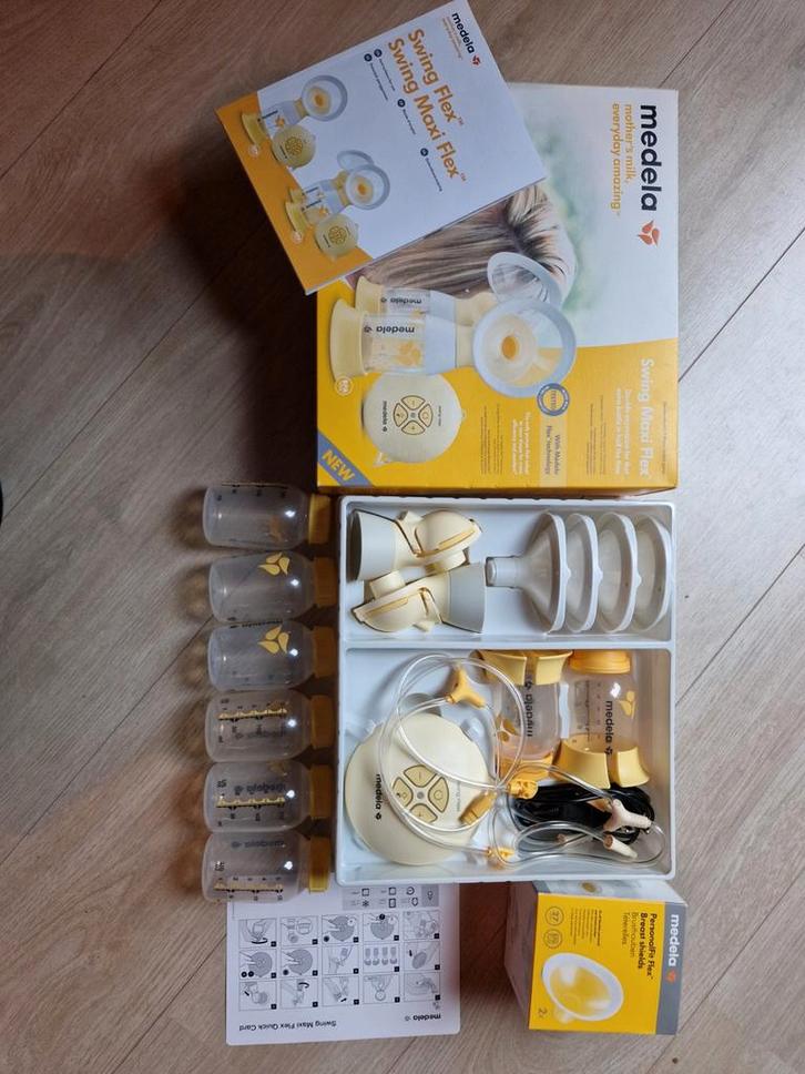 Medela Swing Maxi Flex Borstkolf - Compleet!, Kinderen en Baby's, Babyvoeding en Toebehoren, Zo goed als nieuw, Borstkolf, Ophalen of Verzenden