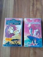 Walt Disney De leeuwenkoning deel 1 en 2, Cd's en Dvd's, VHS | Kinderen en Jeugd, Gebruikt, Ophalen