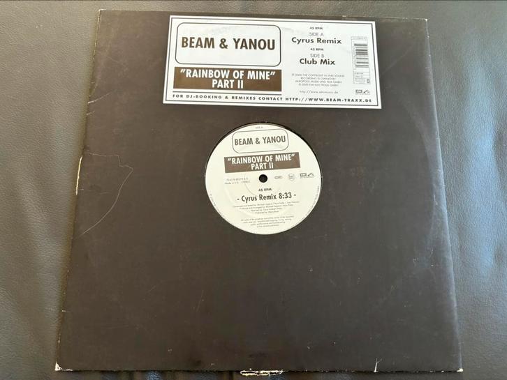 Beam & Yanou - Rainbow Of Mine Part II - Vinyl 12’’ LP, Cd's en Dvd's, Vinyl | Dance en House, Techno of Trance, Ophalen of Verzenden