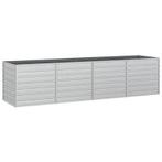 Plantenbak verhoogd 320x80x77 cm gegalvaniseerd staal zilver, Variato store, 2441EA, Nieuw, Ophalen of Verzenden