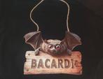 Bacardi Wandbord Hout - Mancave Bar Decoratie, Verzamelen, Ophalen of Verzenden, Nieuw, Reclamebord