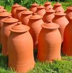 Terracotta bleekpot rabarber pot tuindecoratie moestuin, Tuin en Terras, Tuinvazen, N, N, Nieuw, Ophalen of Verzenden