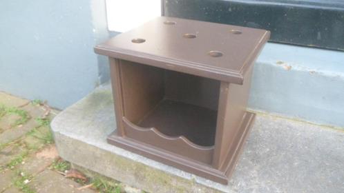 Houten voetenstoof stoof krukje stoofje massief hout, Huis en Inrichting, Woonaccessoires | Overige, Gebruikt, Ophalen of Verzenden