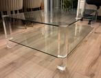 BOR-DESIGN MOOIE GLAZEN SALONTAFEL, Ophalen, Gebruikt, 100 tot 150 cm, 50 tot 100 cm