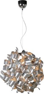 Atomia hanglamp (65cm) - design - mat aluminium, Ophalen of Verzenden, Zo goed als nieuw