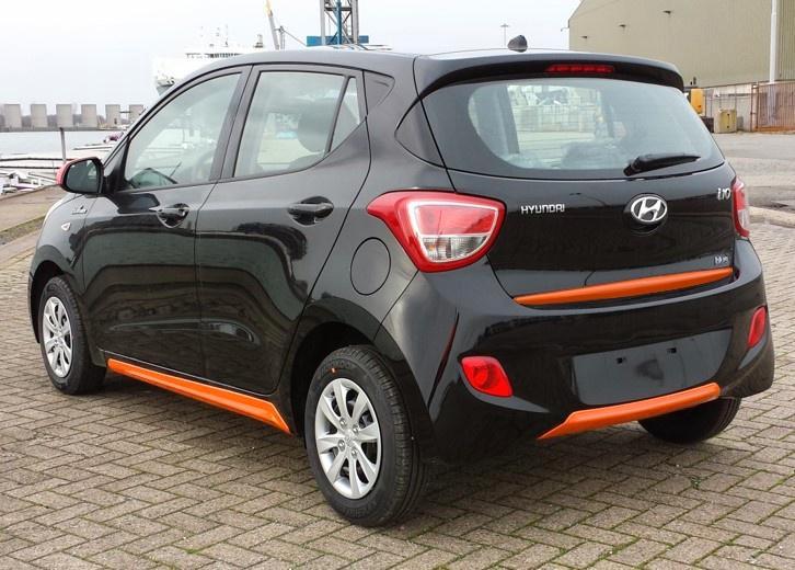Achterklepstrip Hyundai i10 vanaf 2014, oranje, Auto diversen, Auto-accessoires, Nieuw, Ophalen of Verzenden