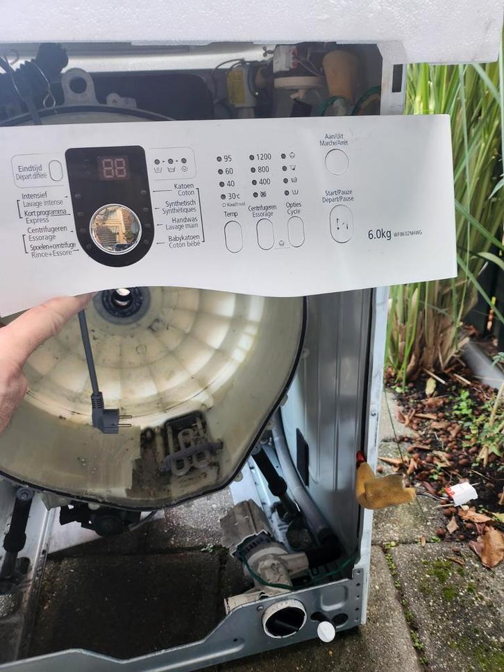 Gratis Defecte Smsung Wasmachine - Onderdelen of Reparatie, Witgoed en Apparatuur, Wasmachines, Niet werkend, Voorlader, 4 tot 6 kg