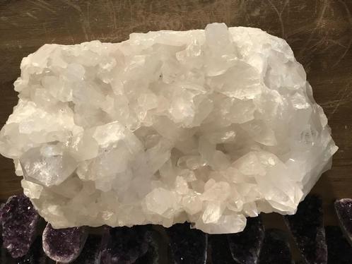 bergkristal cluster (36) van maar liefst 32 kg!, Verzamelen, Mineralen en Fossielen, Mineraal, Ophalen of Verzenden