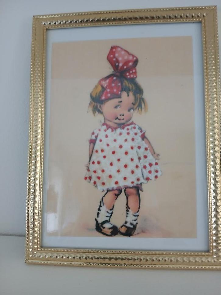 door mij nageschilderd en ingelijst, Antiek en Kunst, Curiosa en Brocante, Ophalen of Verzenden