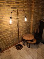 Prachtige messing staande lamp met LED gloeidraad lampen, Huis en Inrichting, Ophalen, Gebruikt, Vintage, Minder dan 100 cm
