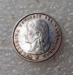 25  Cent 1897, Postzegels en Munten, Munten | Nederland, Verzenden, Zilver, 25 cent, Koningin Wilhelmina