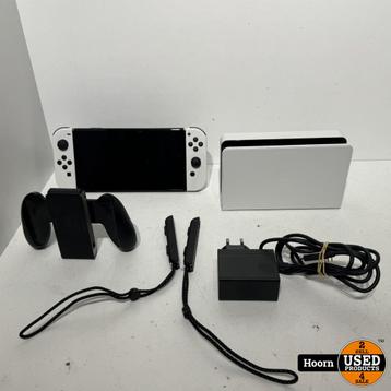 Nintendo Switch OLED Zwart/Wit Compleet incl. Lader