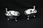 2 Sterling zilveren sauskommen set, Ophalen of Verzenden