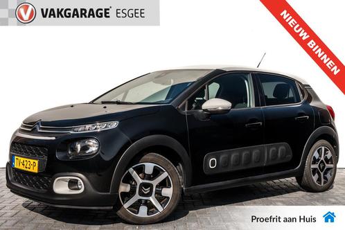 Citroën C3 1.2 111 PK PureTech S&S Shine AUTOMAAT RIJKLAAR., Auto's, Citroën, Bedrijf, Te koop, C3, ABS, Achteruitrijcamera, Airbags