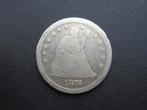 Lastige Zilveren 1/4 Dollar 1876 USA / Verenigde Staten, Postzegels en Munten, Munten | Amerika, Zilver, Losse munt, Verzenden