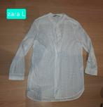 witte, kanten Zara blouse met lange mouwen maat L, Maat 42/44 (L), Ophalen of Verzenden, Zo goed als nieuw, Wit