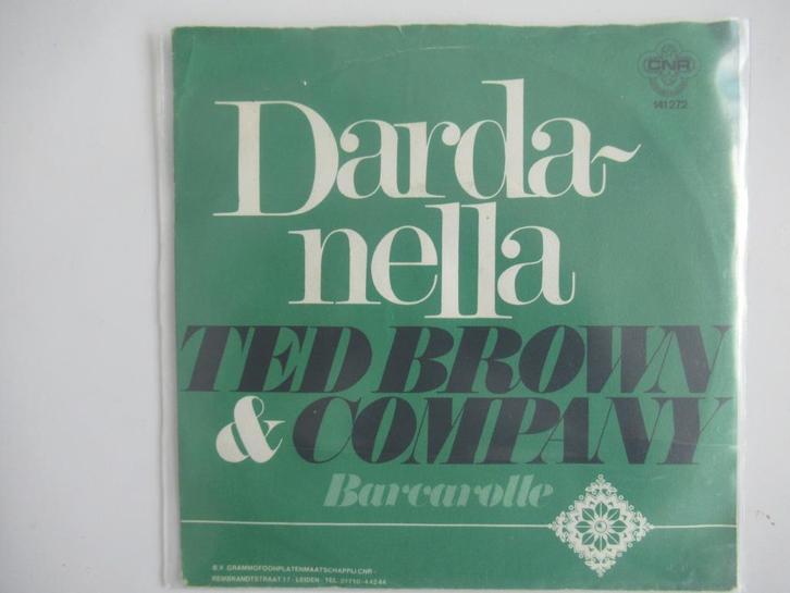 TED BROWN & COMPANY # DARDANELLA / BARCAROLLE(INSTRUMENTAAL), Cd's en Dvd's, Vinyl | Nederlandstalig, Zo goed als nieuw, Levenslied of Smartlap