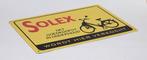 Solex word hier verkocht reclamebord van metaal wandbord, Reclamebord, Info@deconoord.nl, Deco Noord, Nieuw