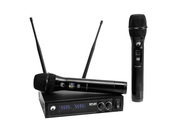 OMNITRONIC UHF E-FLEX 2 Wireless Mic System 559-575 MHz, Muziek en Instrumenten, Microfoons, Nieuw, Overige typen, Draadloos, Verzenden