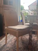 Loom eetkamerstoelen, Huis en Inrichting, Stoelen, Ophalen, Zo goed als nieuw, Bruin, Vier