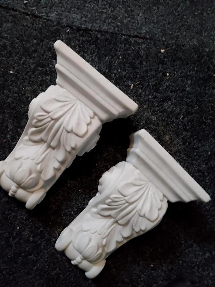 Decoratieve Ornamenten - Set van 2, Huis en Inrichting, Woonaccessoires | Wanddecoraties, Zo goed als nieuw, Ophalen of Verzenden