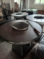 Prachtige handgemaakte OB Plancha met rvs grill rooster, Met accessoires, Nieuw, Ophalen of Verzenden, Blijham