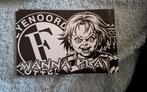 Sticker Feyenoord Wanna play, Ophalen of Verzenden, Nieuw, Sport