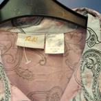 Paola! roze blouse met zwarte paisley print mt 42/44 L 48037, Kleding | Dames, Blouses en Tunieken, ., Paola, Ophalen of Verzenden
