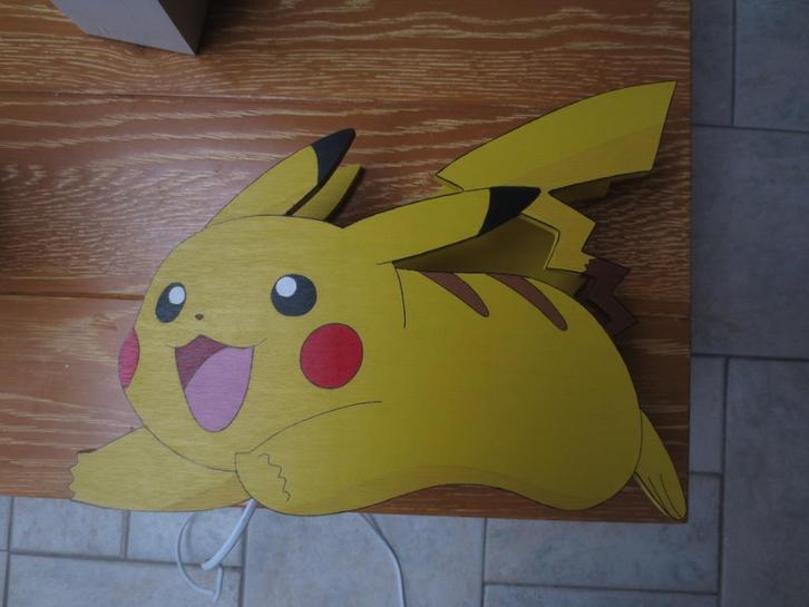 Pokemon wandlamp kapstok naamletters, Kinderen en Baby's, Kinderkamer | Inrichting en Decoratie, Nieuw, Lamp, Ophalen of Verzenden