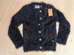 Vingino vest meisje maat 128 zwart met pailletten, Ophalen, Meisje, Trui of Vest, Nieuw