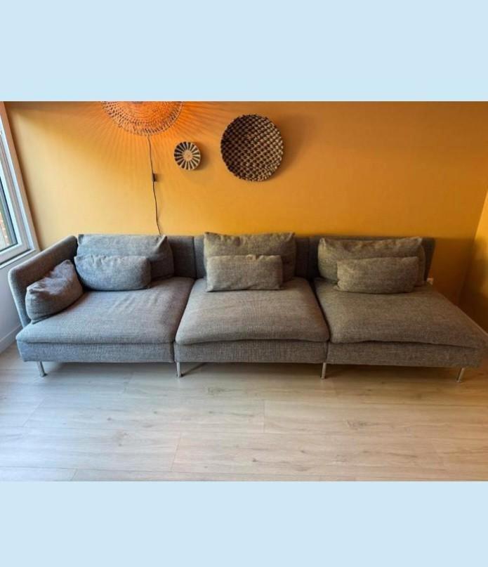 Söderhamn elementen/bank ikea met lejde hoezen, Huis en Inrichting, Banken | Sofa's en Chaises Longues, Zo goed als nieuw, Ophalen of Verzenden