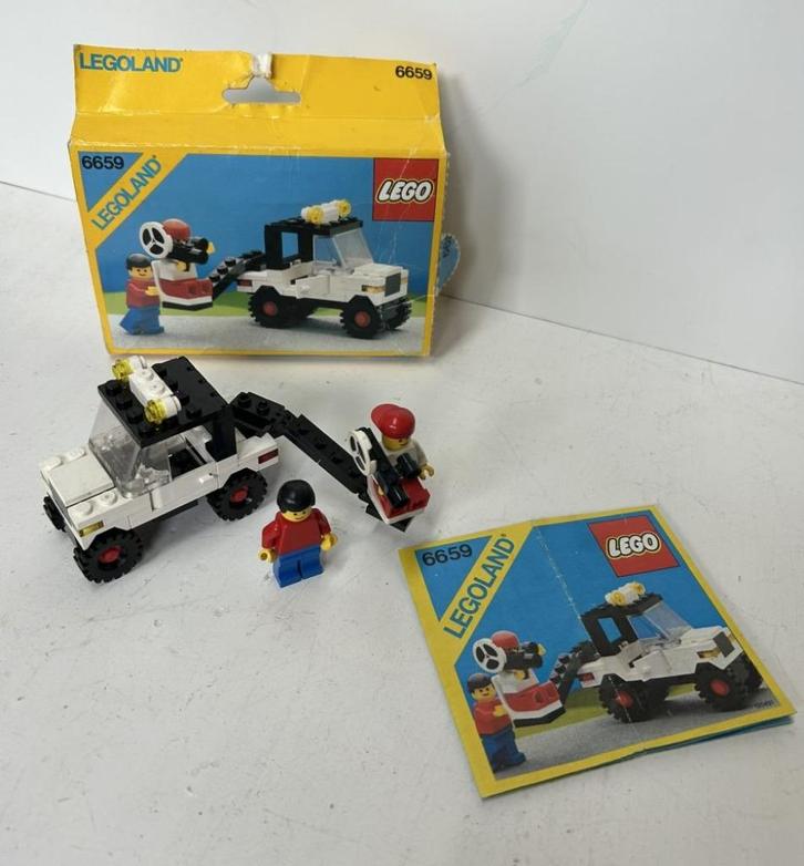 Lego Legoland - T.V. Camera Crew - 6659, Kinderen en Baby's, Speelgoed | Duplo en Lego, Gebruikt, Lego, Complete set, Ophalen of Verzenden