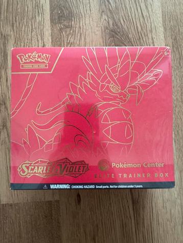 Scarlet & Violet Koraidon Pokémon Center Elite Trainer Box beschikbaar voor biedingen