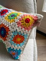 Sierkussen Granny Square Daisy 50x30cm, Ophalen of Verzenden, Nieuw, Overige kleuren, Rechthoekig