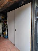 Hardhouten schuifdeuren, Doe-het-zelf en Verbouw, Deuren en Horren, Ophalen of Verzenden, 80 tot 100 cm, Binnendeur, 215 cm of meer