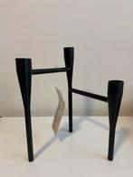 Gusta Kaarsenhouder - Stijlvol en Modern, Zwart, Nieuw, Ophalen of Verzenden, Metaal