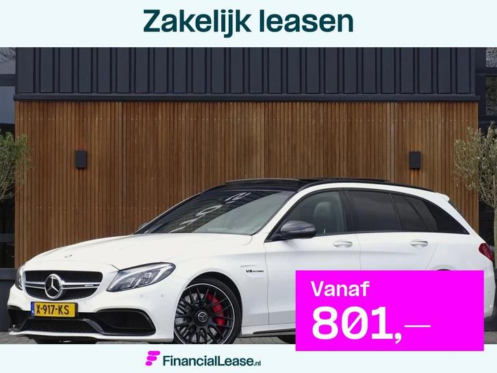 Mercedes-Benz C-Klasse Estate C63 AMG S V8 bi-turbo 510PK /, Auto's, Mercedes-Benz, Bedrijf, Lease, Financial lease, C-Klasse