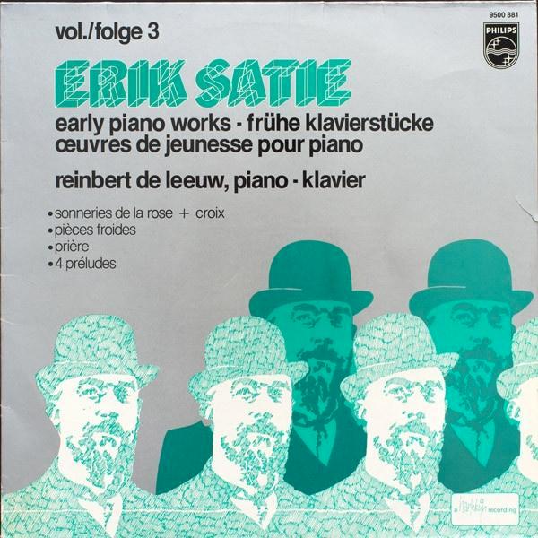 Erik Satie, Reinbert de Leeuw– Early Piano Works Vol./Folge3, Cd's en Dvd's, Vinyl | Klassiek, Gebruikt, Classicisme, Overige typen