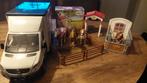 Bruder paardentrailer en schleich paardenstal, Ophalen of Verzenden, Zo goed als nieuw, Jongen of Meisje