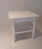 Bijzettafeltje, Huis en Inrichting, Tafels | Bijzettafels, Minder dan 55 cm, Vierkant, Zo goed als nieuw, Brocante