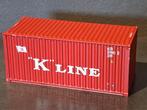 Tekno 20ft container K line, Hobby en Vrije tijd, Modelauto's | 1:50, Ophalen of Verzenden, Zo goed als nieuw, Bus of Vrachtwagen