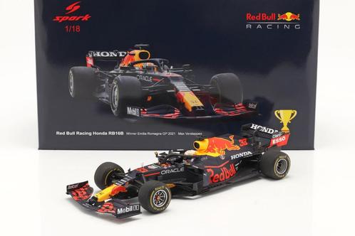 Spark 1:18 Red Bull RB16B Verstappen Emilia Romagna 2021, Hobby en Vrije tijd, Modelauto's | 1:18, Nieuw, Auto, Overige merken
