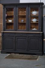 Buffetkast *cottage* vintage warm black, Ophalen, Met deur(en), 200 cm of meer, 150 tot 200 cm