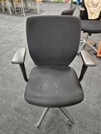Zwarte Bureaustoel - Gebruikt, Huis en Inrichting, Gebruikt, Zwart, Ophalen of Verzenden, Bureaustoel