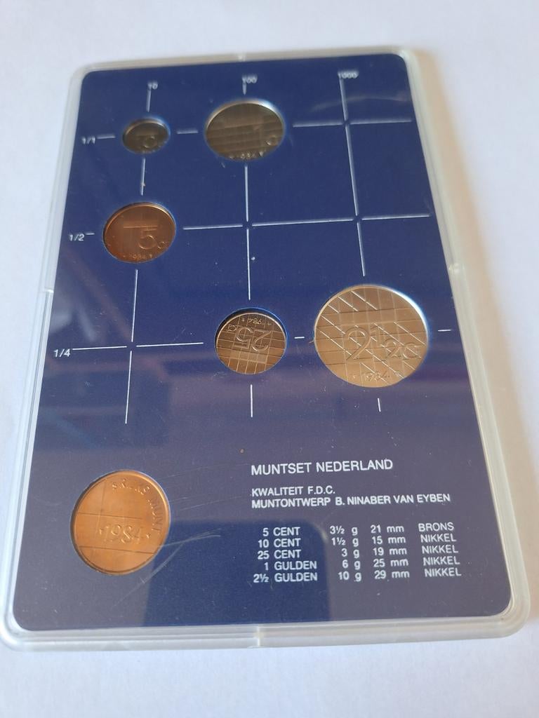 Muntset nederland 1984, Postzegels en Munten, Munten | Nederland, Verzenden, Koningin Beatrix, Overige waardes