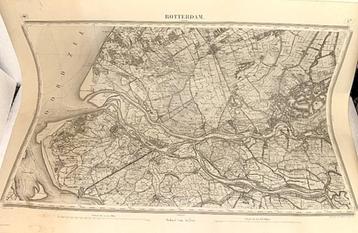 Gedetailleerde kaart van Rotterdam ( 65 х 90 cm) beschikbaar voor biedingen