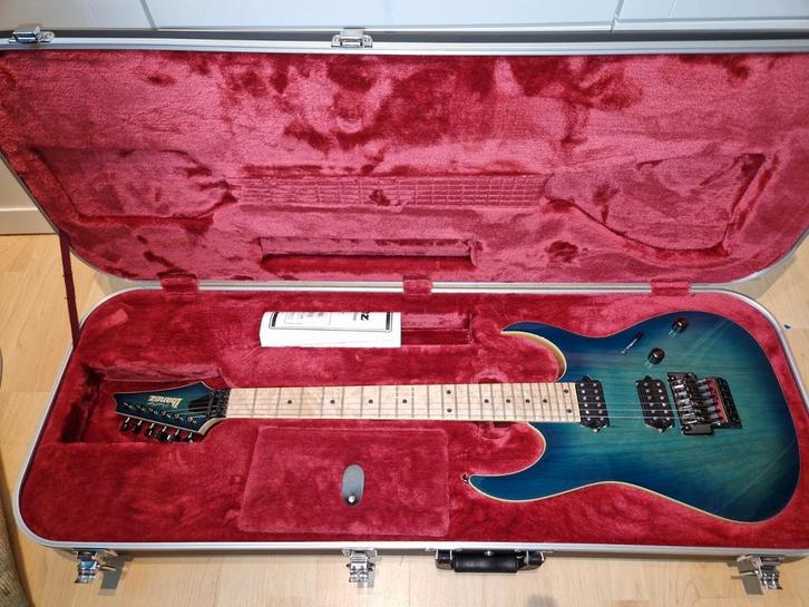 Ibanez RG652AHM-NGB Prestige , nieuwstaat, Muziek en Instrumenten, Snaarinstrumenten | Gitaren | Elektrisch, Zo goed als nieuw