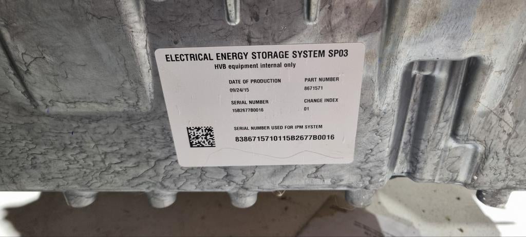 BMW F15 Hoogvoltage accu voor onderdelen, Ophalen, Gebruikt, BMW