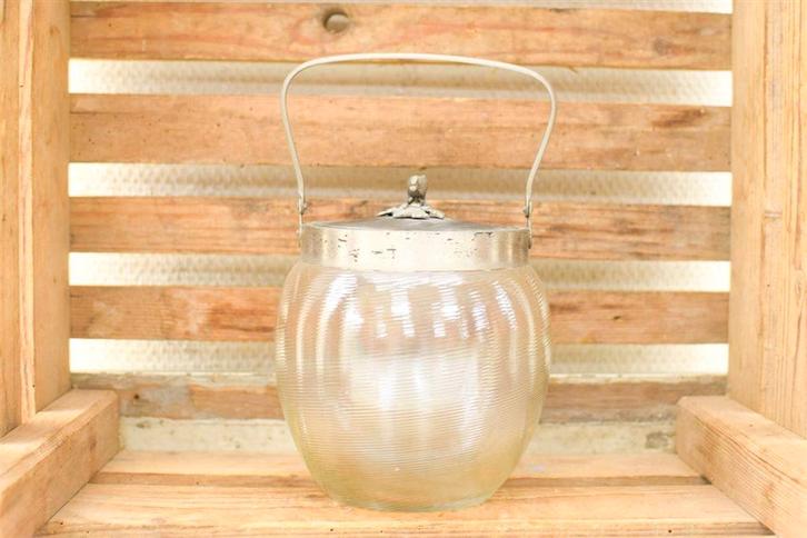 Koekjespot Fries Draadglas 49049, Huis en Inrichting, Keuken | Servies, Gebruikt, Bord(en), Wedgwood, Aardewerk, Ophalen of Verzenden